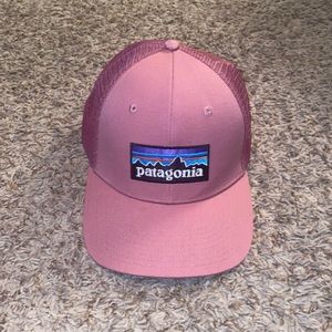 Pink Patagonia Trucker hat